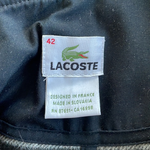 Lacoste Wool Coat - Picture 6 of 8